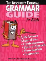 Cover of: The Absolutely Essential Grammar Guide