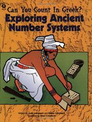 Cover of: Can You Count in Greek?: Exploring Ancient Number Systems