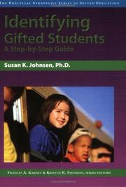 Cover of: Identifying Gifted Students: A Step-by-Step Guide (Practical Strategies Series in Gifted Education)