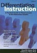 Cover of: Differentiating instruction: a practical guide for tiering lessons for the elementary grades