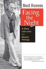 Cover of: Facing the Night: A Diary (1999-2005) and Musical Writings