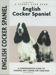 Cover of: English Cocker Spaniel (Comprehensive Owner's Guide) (Comprehensive Owner's Guide)