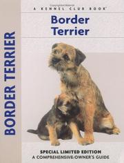 Cover of: Border Terrier (Comprehensive Owners Guide) (Comprehensive Owners Guide) by Muriel P. Lee