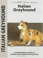 Cover of: Italian Greyhound