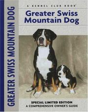 Cover of: Greater Swiss Mountain Dog