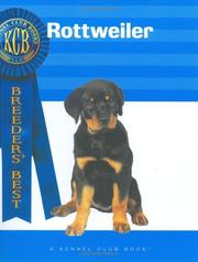 Cover of: Rottweiler