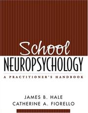 Cover of: School Neuropsychology: A Practitioner's Handbook