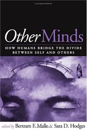 Cover of: Other Minds: How Humans Bridge the Divide between Self and Others
