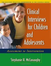 Clinical Interviews for Children and Adolescents by Stephanie H. McConaughy