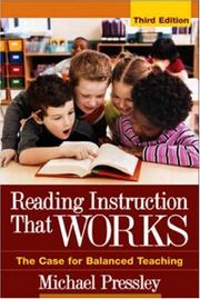 Cover of: Reading instruction that works by Michael Pressley