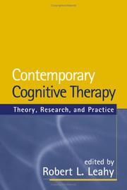 Cover of: Contemporary Cognitive Therapy: Theory, Research, and Practice