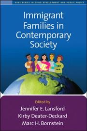 Cover of: Immigrant Families in Contemporary Society (Duke Series in Child Develpm and Pub Pol) by 