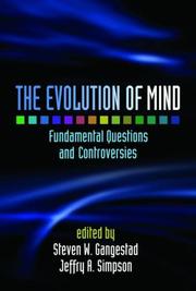 Cover of: The Evolution of Mind: Fundamental Questions and Controversies