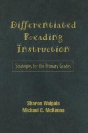 Cover of: Differentiated Reading Instruction: Strategies for the Primary Grades