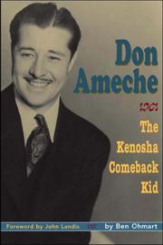 Cover of: Don Ameche by Ben Ohmart