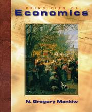 Cover of: Principles of economics by N. Gregory Mankiw