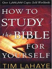 Cover of: How to Study the Bible for Yourself (Walker Large Print Books) by Tim F. LaHaye