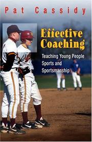 Cover of: Effective Coaching: Teaching Young People Sports and Sportsmanship