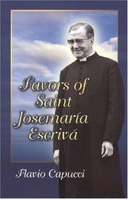 Cover of: Favors of St. Josemaria Escriva