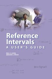 Cover of: Reference intervals: a user's guide