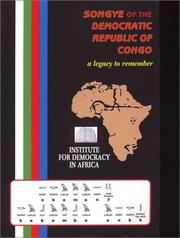 Songye of the Democratic Republic of Congo by Kabamba Nkamany.