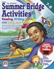 Cover of: Summer Bridge Activities: 7th to 8th Grades