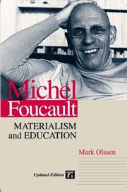 Cover of: Michel Foucault by Mark Olssen