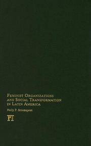 Cover of: Feminist Organizations and Social Transformation in Latin America