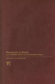 Cover of: Paradoxes of Power by David Skidmore