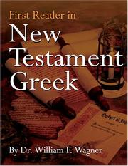 Cover of: First Reader in New Testament Greek