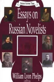 Essays on Russian novelists by William Lyon Phelps