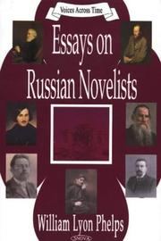 Essays on Russian novelists