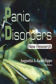 Cover of: Panic disorders | 