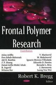 Cover of: Frontal polymer research
