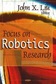 Cover of: Focus on robotic research