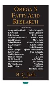 Cover of: Omega 3 fatty acid research | 
