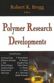 Cover of: Polymer research developments
