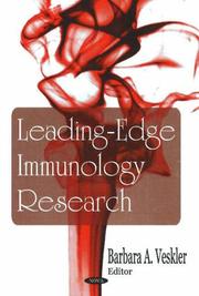 Cover of: Leading-edge immunology research | 