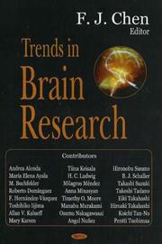 Cover of: Trends in brain research