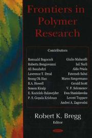 Cover of: Frontiers in polymer research