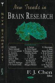 Cover of: New trends in brain research