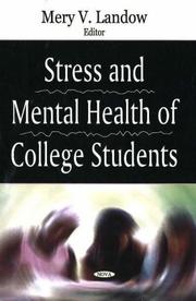 Cover of: Stress And Mental Health of College Students