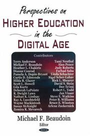 Cover of: Perspectives on higher education in the digital age