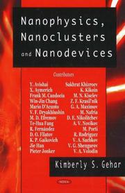 Cover of: Nanophysics, nanoclusters and nanodevices
