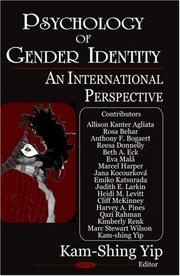 Cover of: Psychology of gender identity: an international perspective