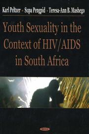 Cover of: Youth sexuality in the context of HIV/AIDS in South Africa