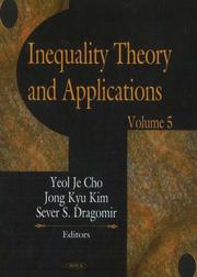 Inequality Theory And Applications cover