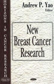 Cover of: New breast cancer research