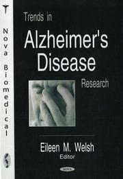 Cover of: Trends in Alzheimer's disease research