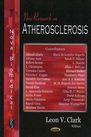 Cover of: New research on atherosclerosis